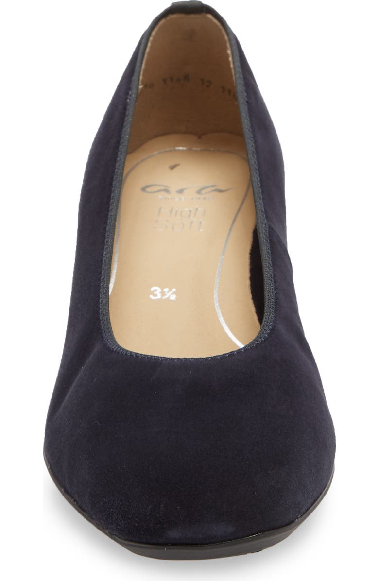 ara Gabrielle Pump, Alternate, color, Navy Suede