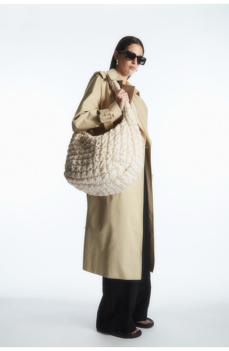 COS Oversize Quilted Shopper, Alternate, color,