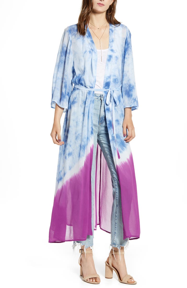 New Friends Colony NFC Electric Tie Dye Duster, Main, color,