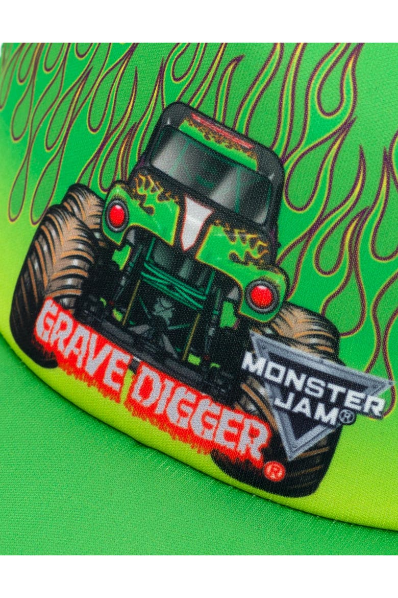 Grave Digger Strapback Baseball Cap, Alternate, color, Grave Digger Green