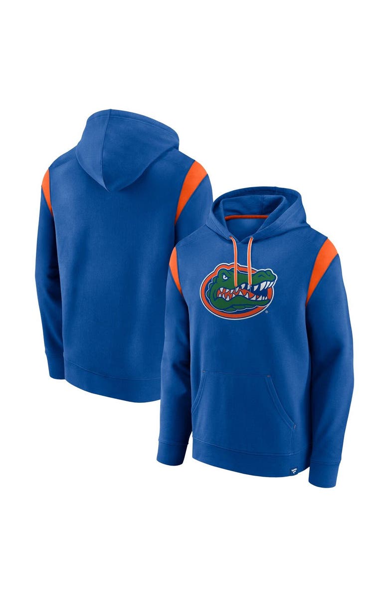 FANATICS Men's Fanatics Branded Royal Florida Gators Gym Rat Pullover Hoodie, Main, color, Royal