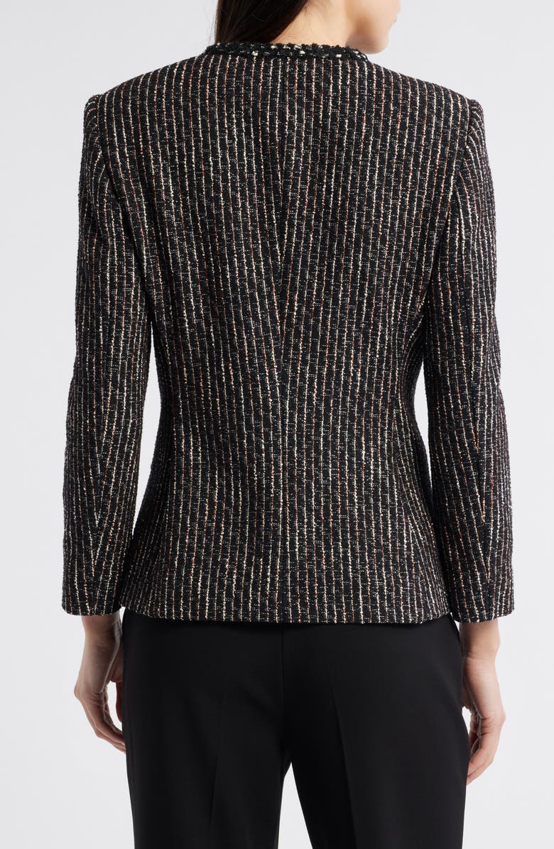 BOSS Jia Stripe Tweed Jacket, Alternate, color, 