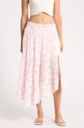 Abound Tiered Asymmetric Skirt