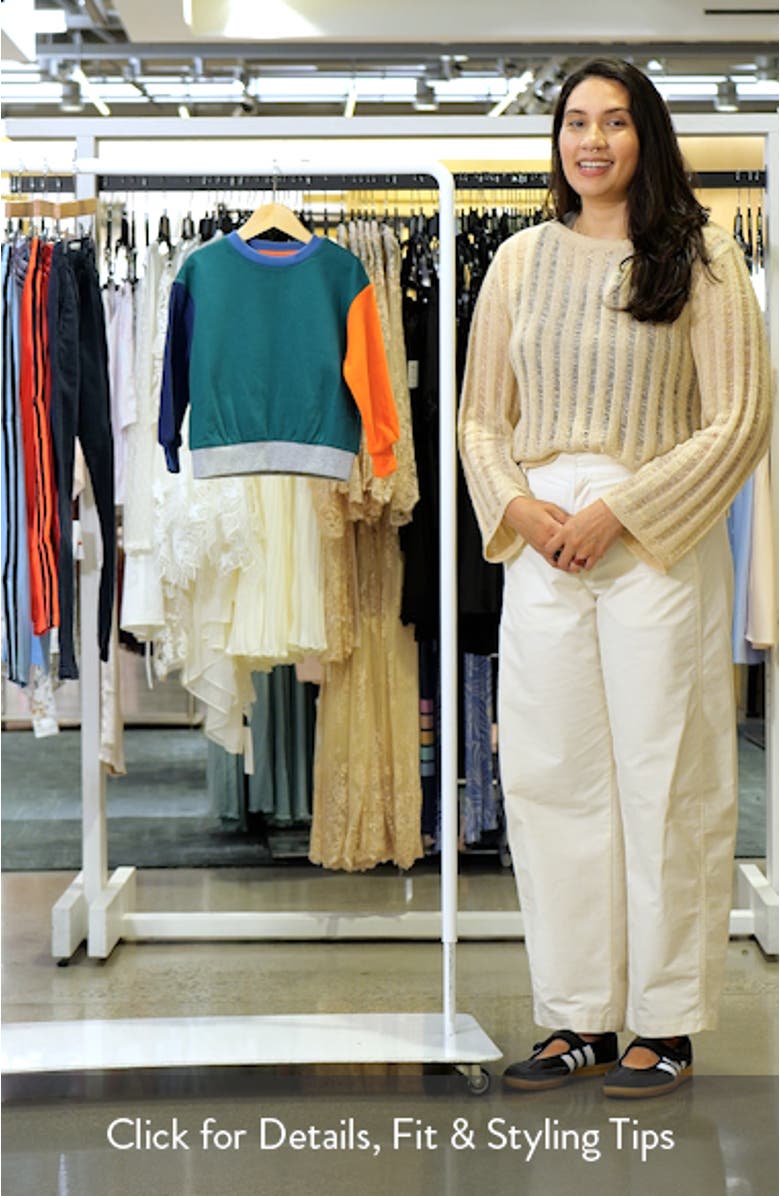 Kids' Colorblock Sweatshirt, sales video thumbnail