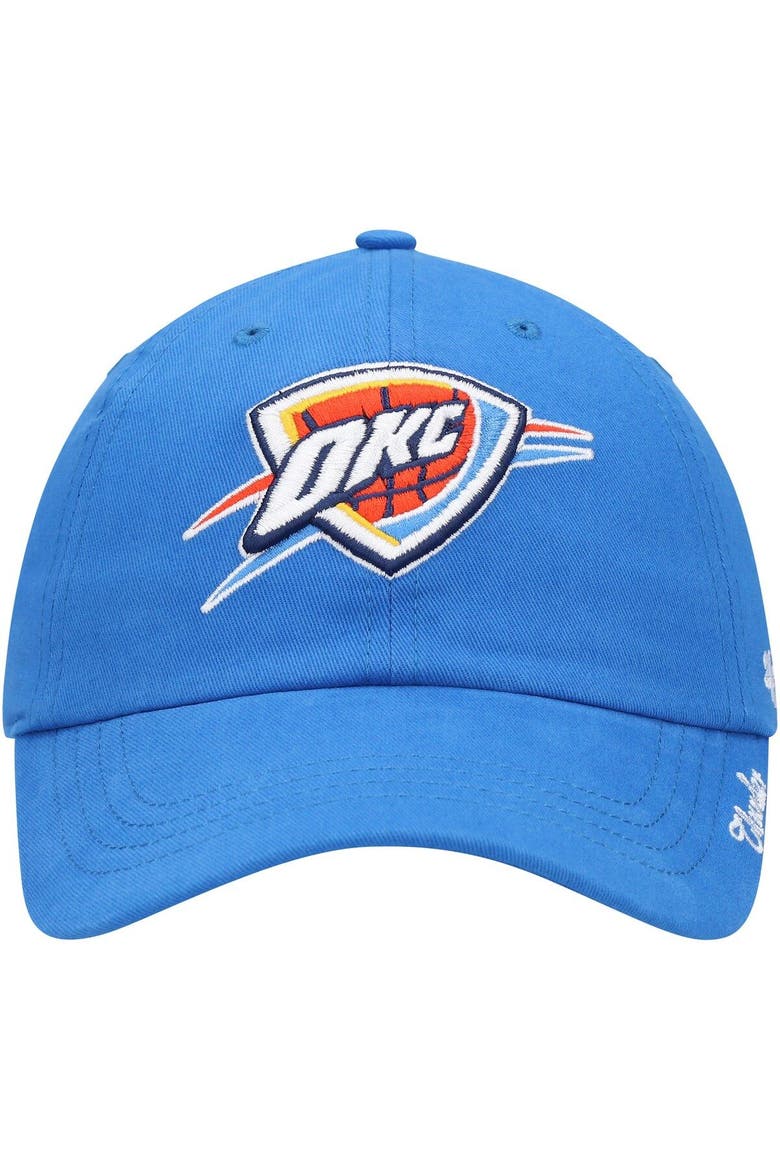 Women's '47 Blue Oklahoma City Thunder Miata Clean Up Logo Adjustable Hat, Alternate, color, Blue