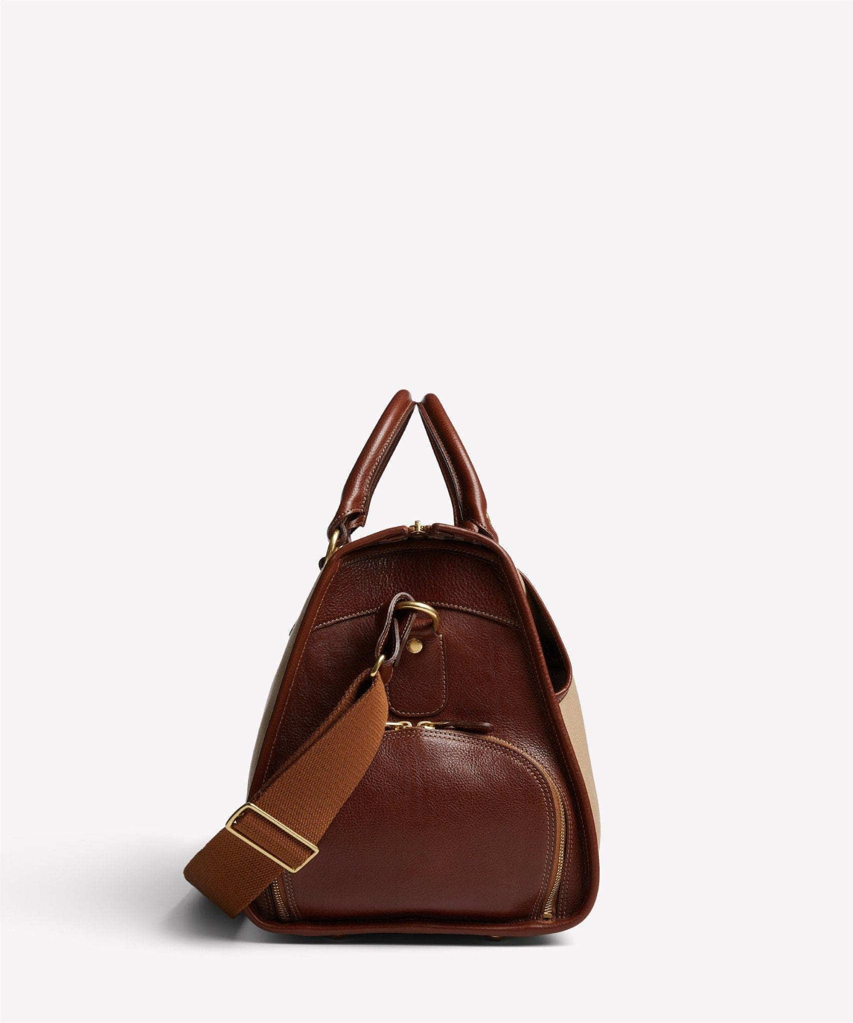 Ghurka Stash No. 67, Alternate, color, Khaki Twill / Vintage Chestnut