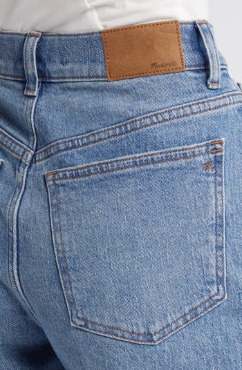 The '90s Creased High Waist Straight Leg Jeans