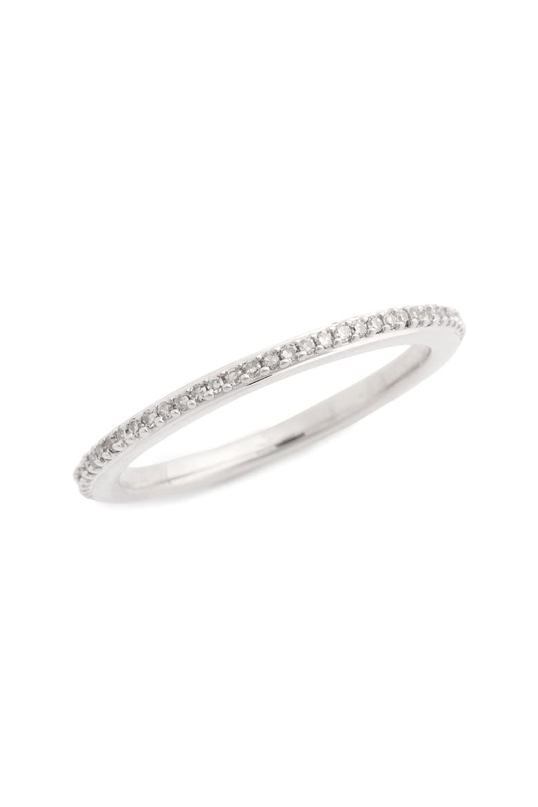 Diamond Eternity Ring, Main, color, DIAMOND/ STERLING SILVER