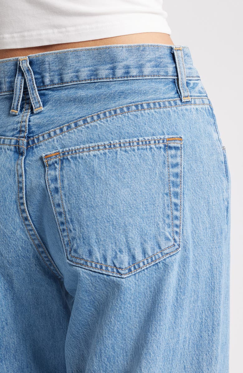 SLVRLAKE Mica Organic Cotton Wide Leg Jeans, Alternate, color,