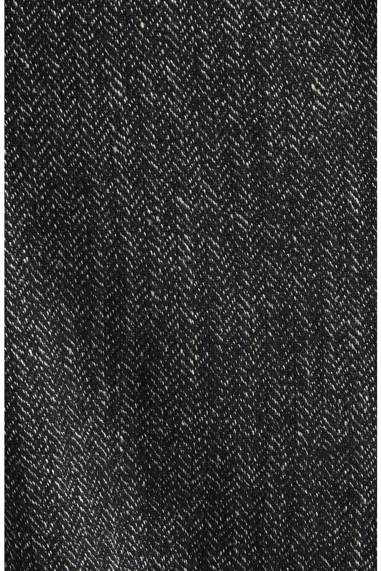 Linen & Wool Blend Herringbone Pleated Trousers, Alternate, color, WOOL HERRINGBONE