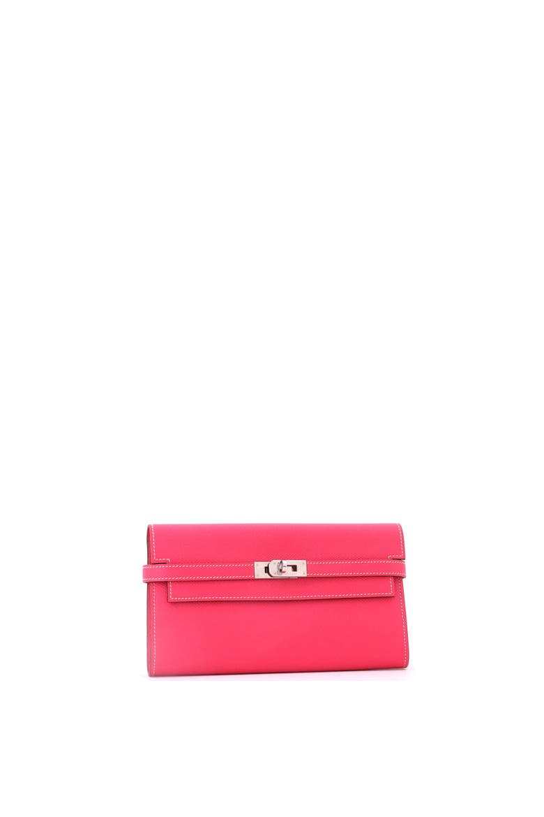 Kelly Wallet Epsom Long, Alternate, color, Rose Tyrien