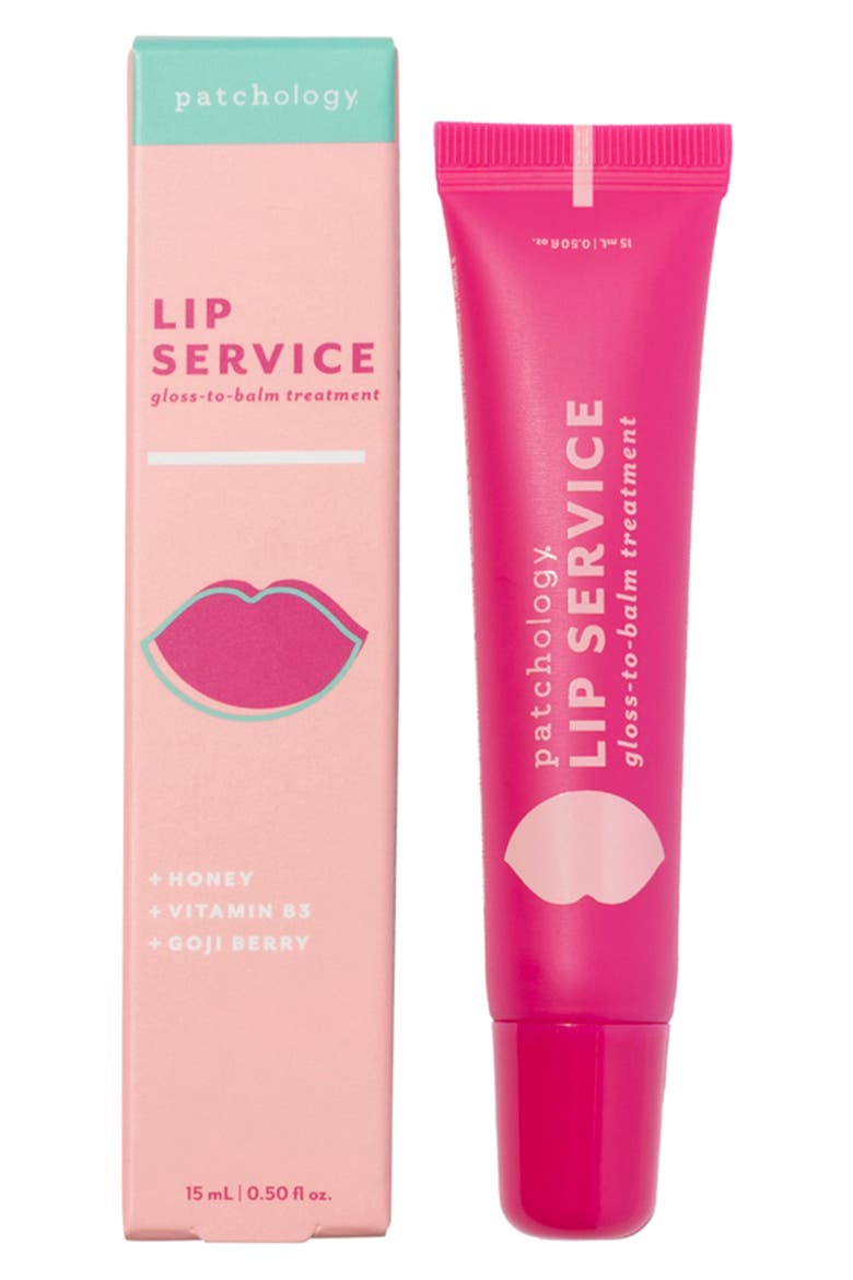 Lip Service Gloss-to-Balm Treatment, Main, color, PINK