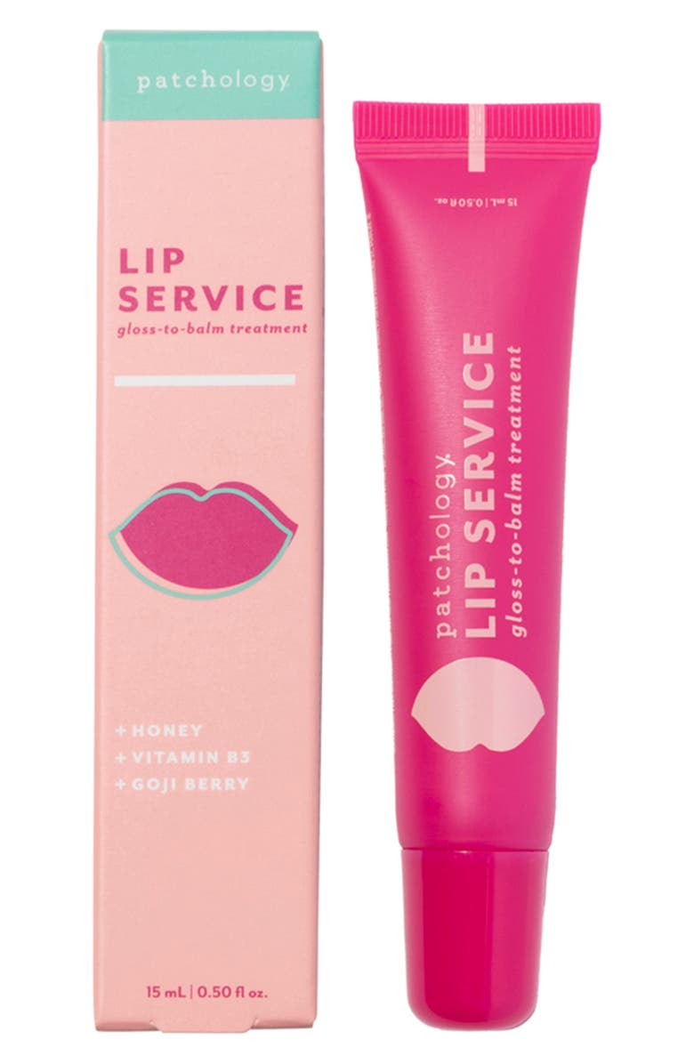 Patchology Lip Service Gloss-to-Balm Treatment, Main, color, Pink