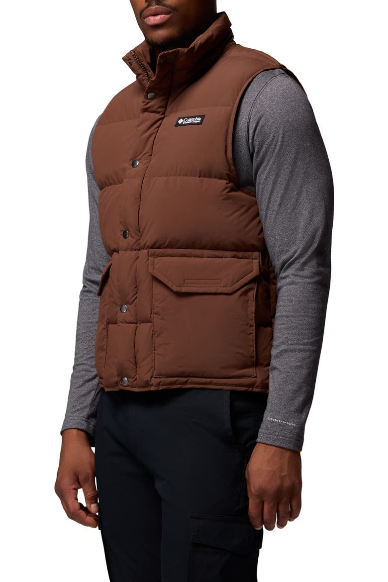 Wallowa Down Puffer Vest, Alternate, color, TOBACCO