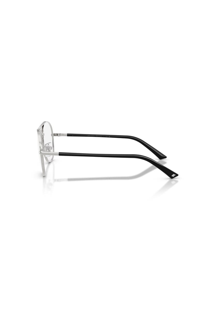 Jimmy Choo 56mm Pilot optical glasses, Alternate, color, Silver