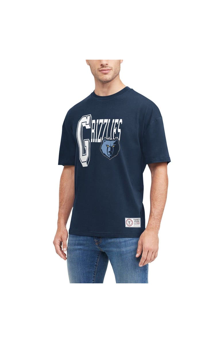 TOMMY JEANS Men's Tommy Jeans Navy Memphis Grizzlies Mel Varsity T-Shirt, Main, color, Navy