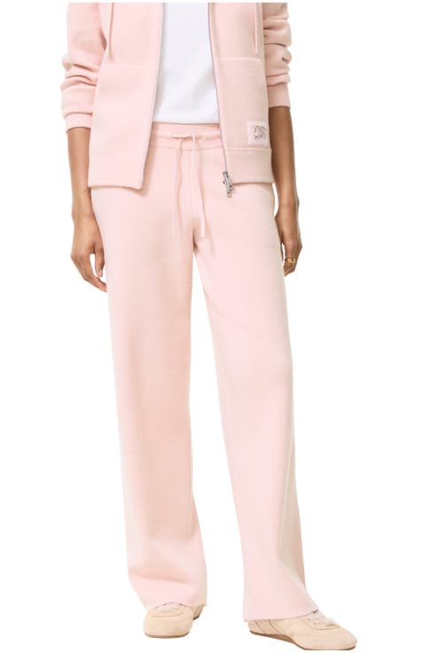 Cashmere Blend Track Pants