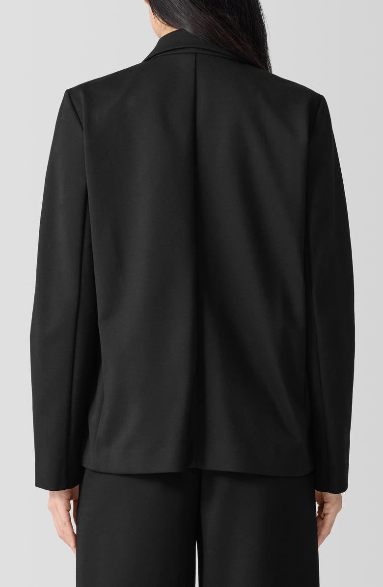 Eileen Fisher Notched Lapel Ponte Blazer, Alternate, color, 