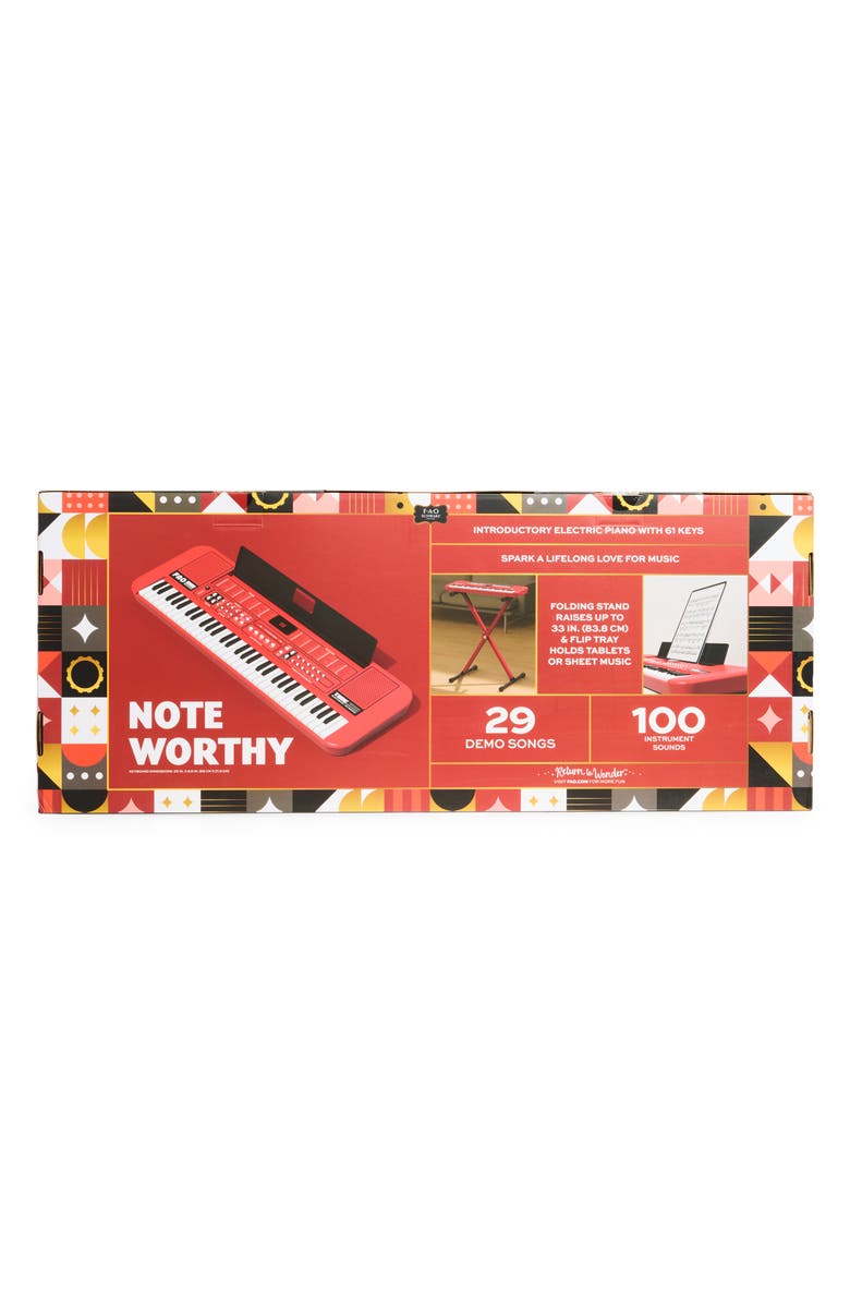FAO Schwarz Stage Stars Standing Keyboard Toy, Alternate, color, Red