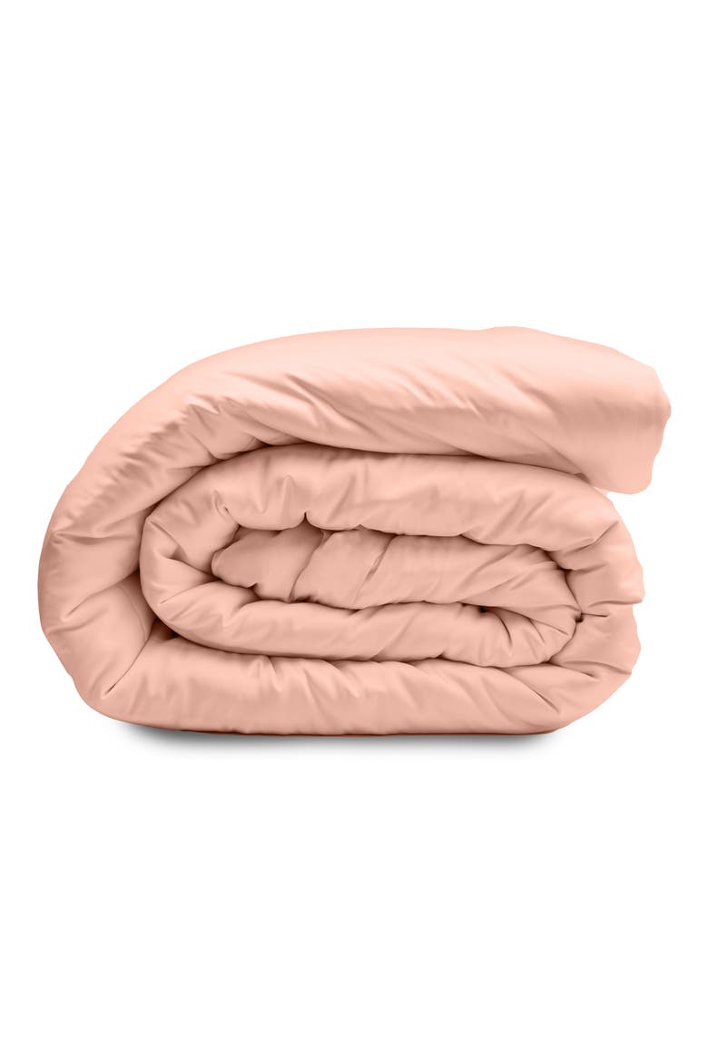 Luxe Sateen Duvet Cover, Main, color, QUARTZ