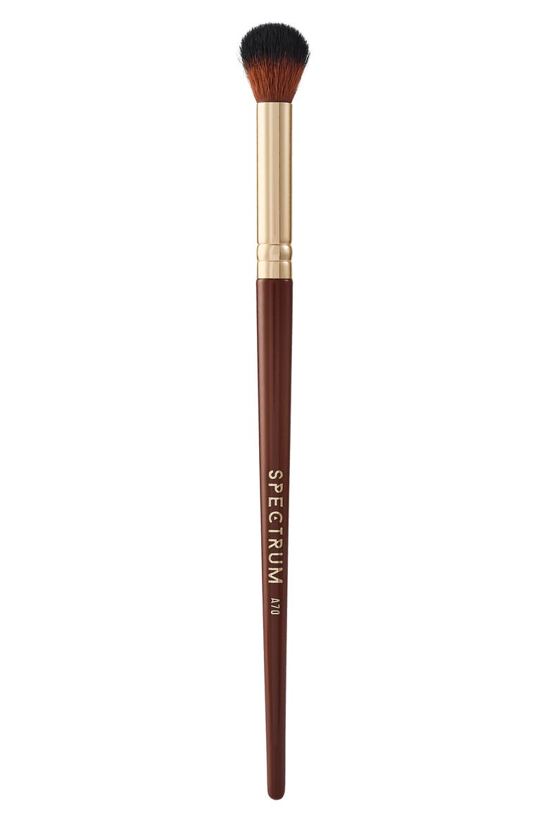Pantherine Large Domed Blender Brush, Main, color, BROWN