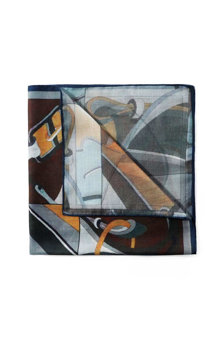 Youzey The Romey Scarf, Alternate, color, Orange/Black