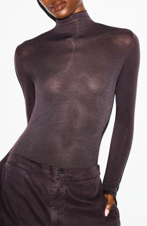 Long Sleeve Turtleneck Bodysuit