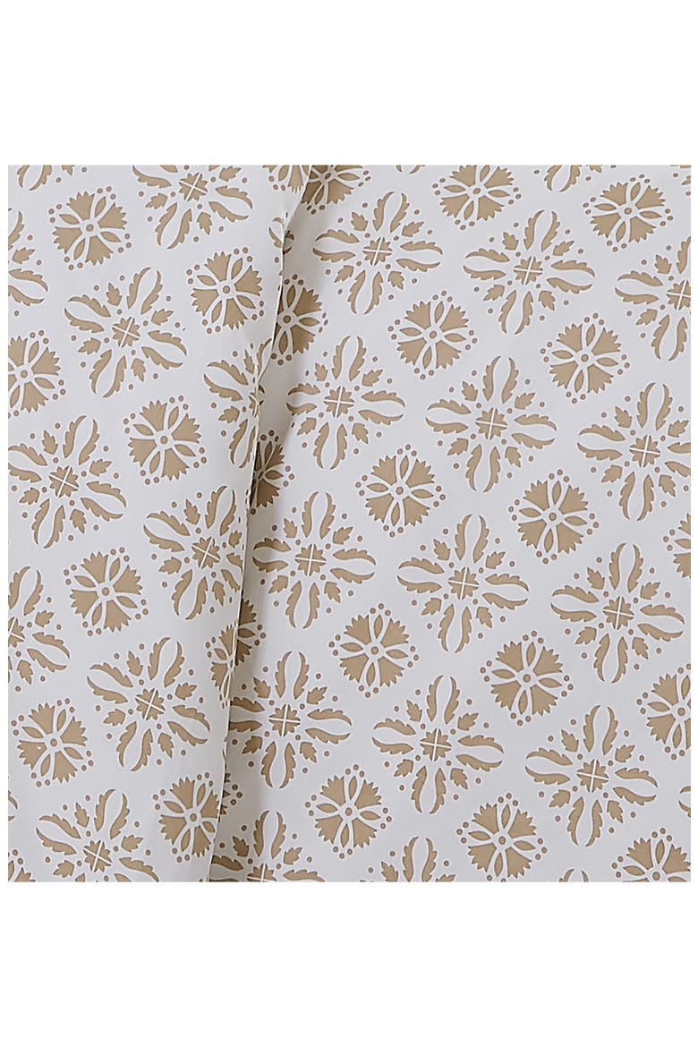 Premium Collection 300 Thread-Count Long Staple Cotton Oversized Duvet Cover Set, Alternate, color, AZTEC DREAMS TAUPE