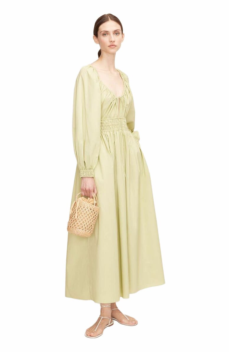 Rebecca Taylor Poplin Smocked Waist Dress, Main, color,