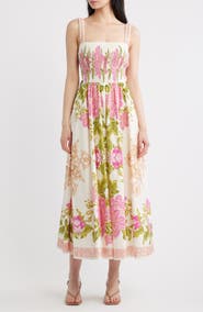 FLYING TOMATO Floral Cotton Sundress