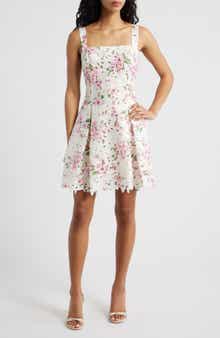 Amiri Lace Cutout Minidress