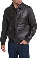 Cole Haan Aviator Leather Jacket