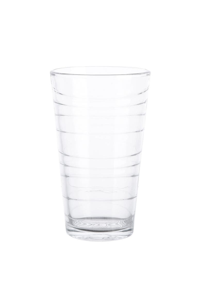 Gibson Home 4 Piece 16 Ounce Swirl Glass Tumbler Set, Alternate, color, Clear