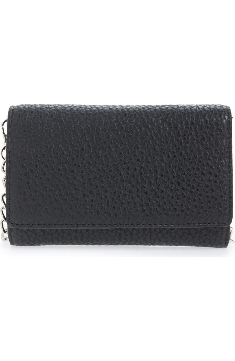 Phase 3 Faux Leather Wallet on a Chain, Main, color,