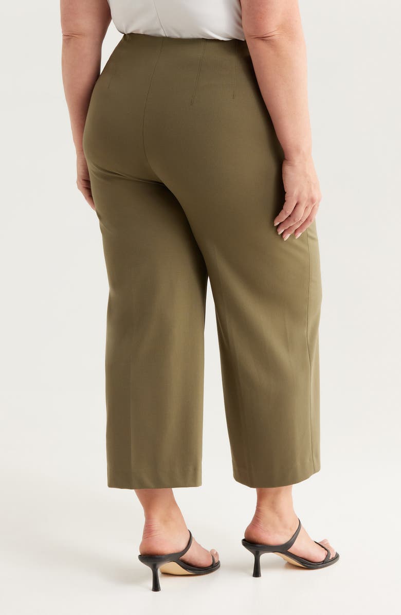 Anne Klein High Waist Pull-On Wide Leg Pants, Alternate, color,