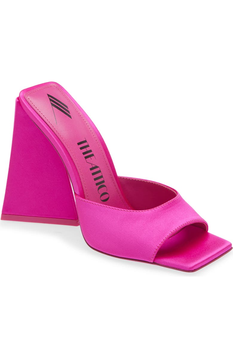 The Attico Devon Slide Sandal, Main, color, Fuchsia