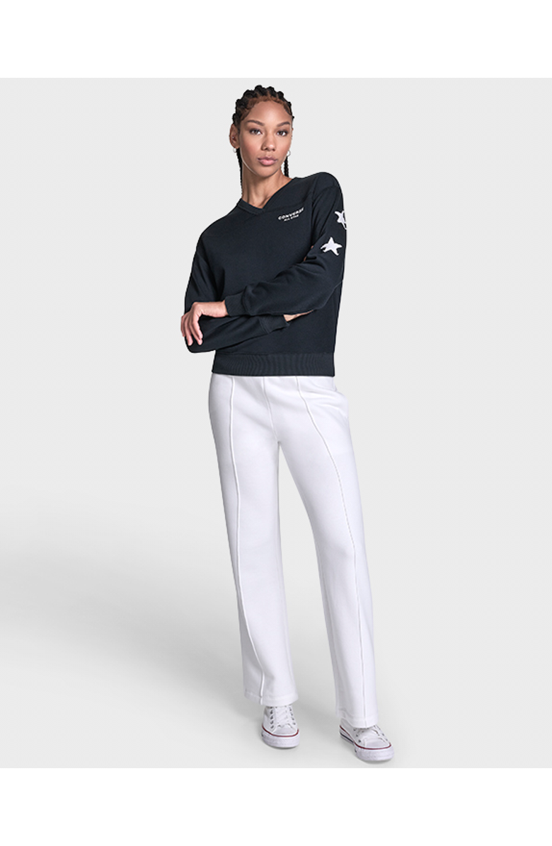 Converse Knock Out Hoodie, Alternate, color, Converse Black