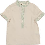 Manière Kids' Slub Cotton Blend Henley