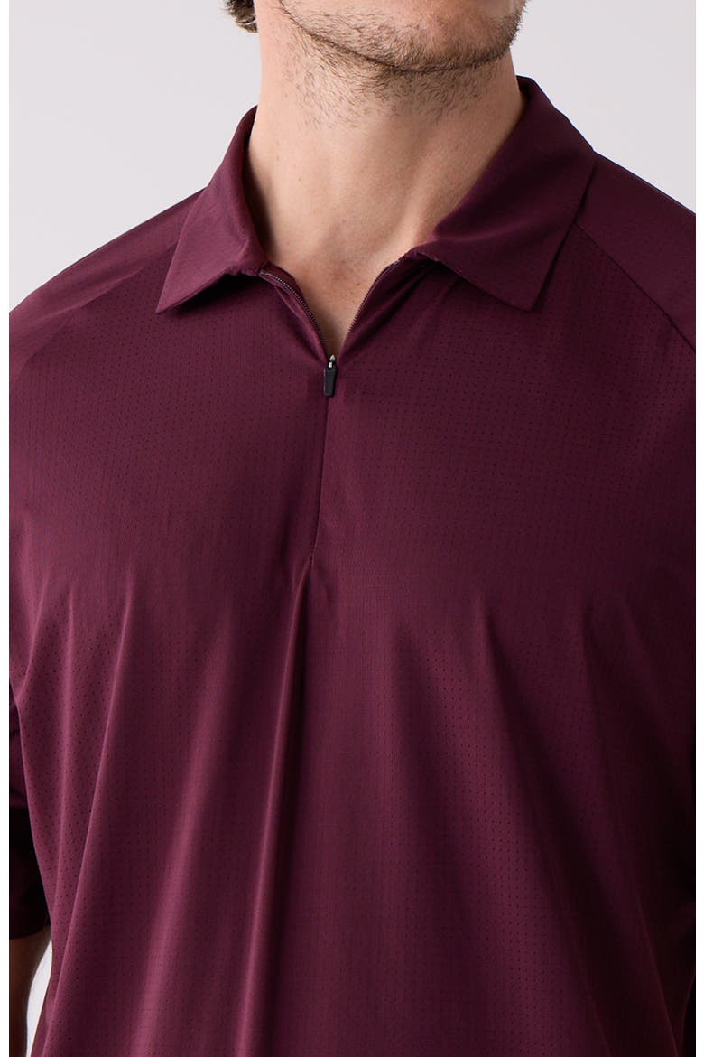Men's AirLite Polo Shirt, Alternate, color, Dark Currant
