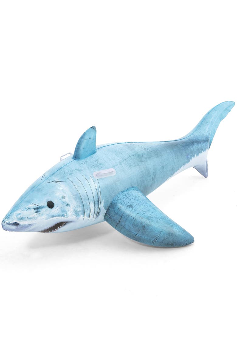 Realistic Shark Rideon, Main, color, Blue