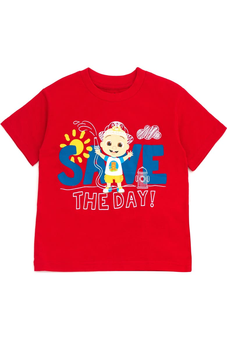 2-Piece T-Shirt and Shorts Set, Alternate, color, JJ Red Navy