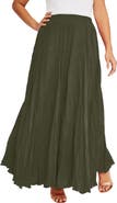 Jessica London Flowing Crinkled Maxi Skirt