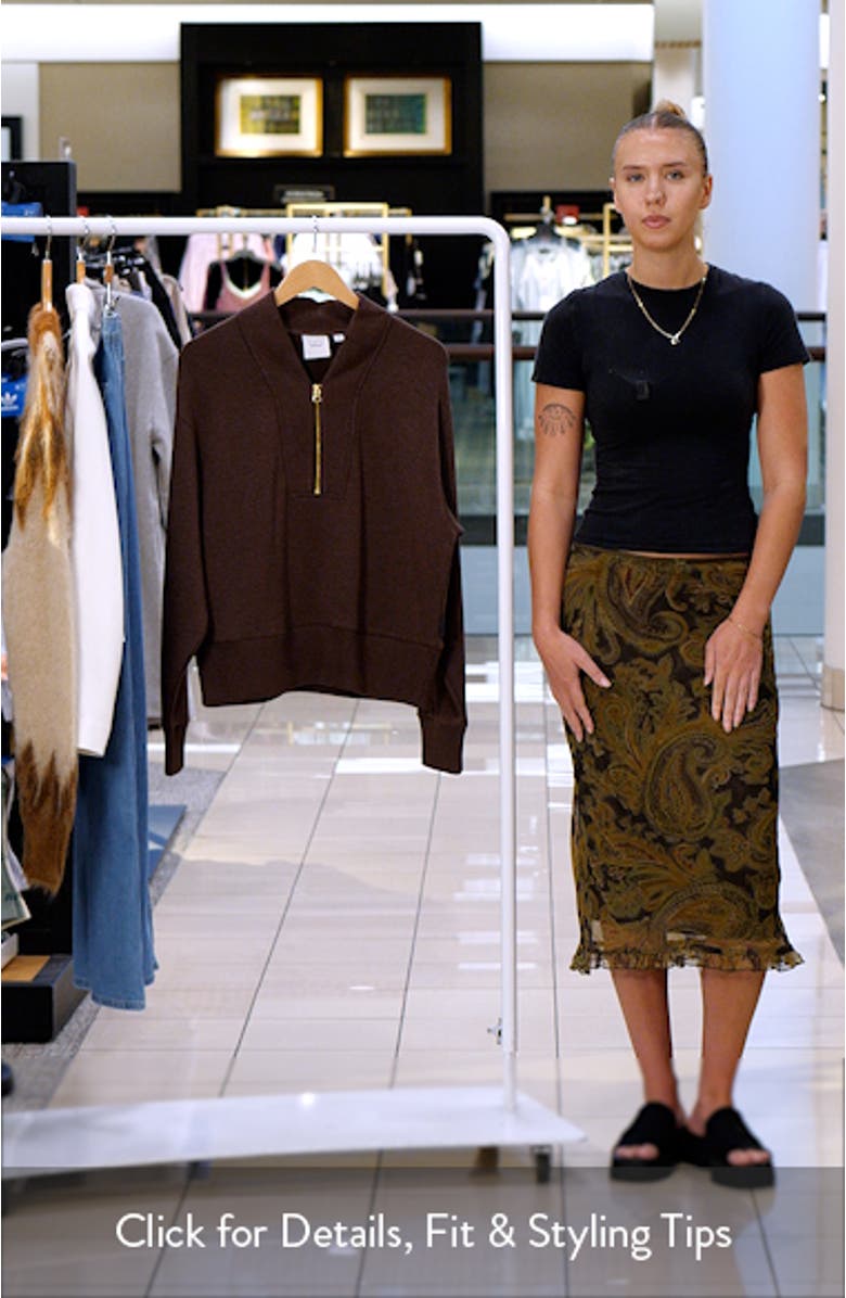 Sally Half Zip Sweatshirt, sales video thumbnail