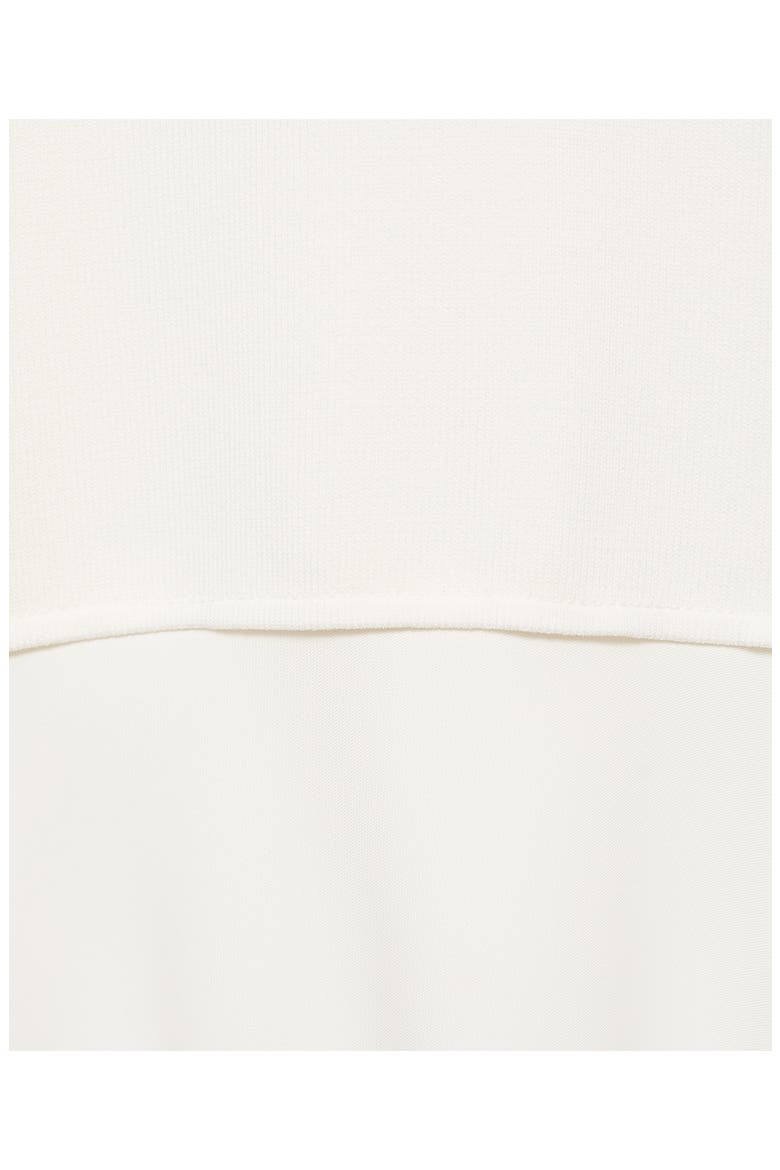 Sleeveless Combined Maxi Dress, Alternate, color, WHITE