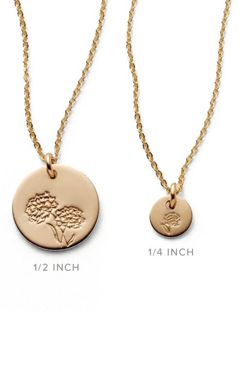 Made By Mary October Birth Flower Necklace