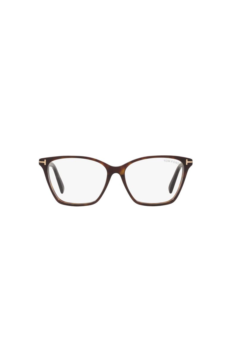 TOM FORD 56mm Cat Eye optical glasses, Alternate, color, Tortoise