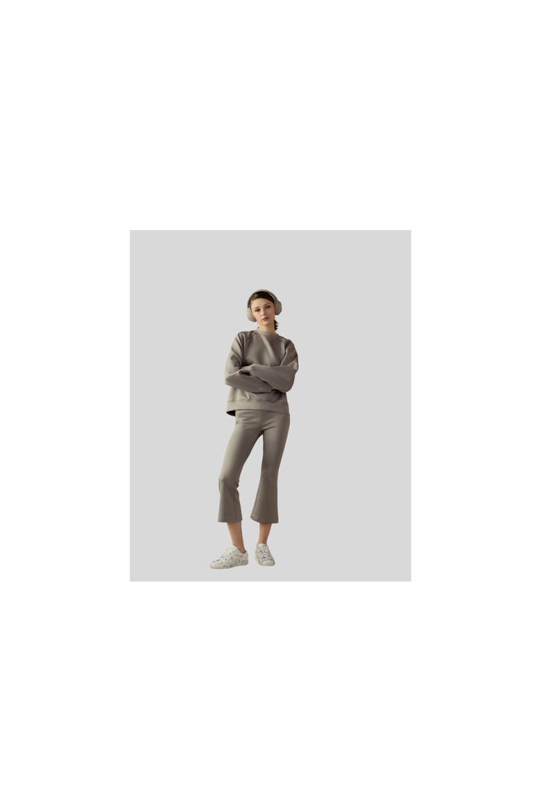 Bonded Pullover Sweatshirt, Alternate, color, Grey