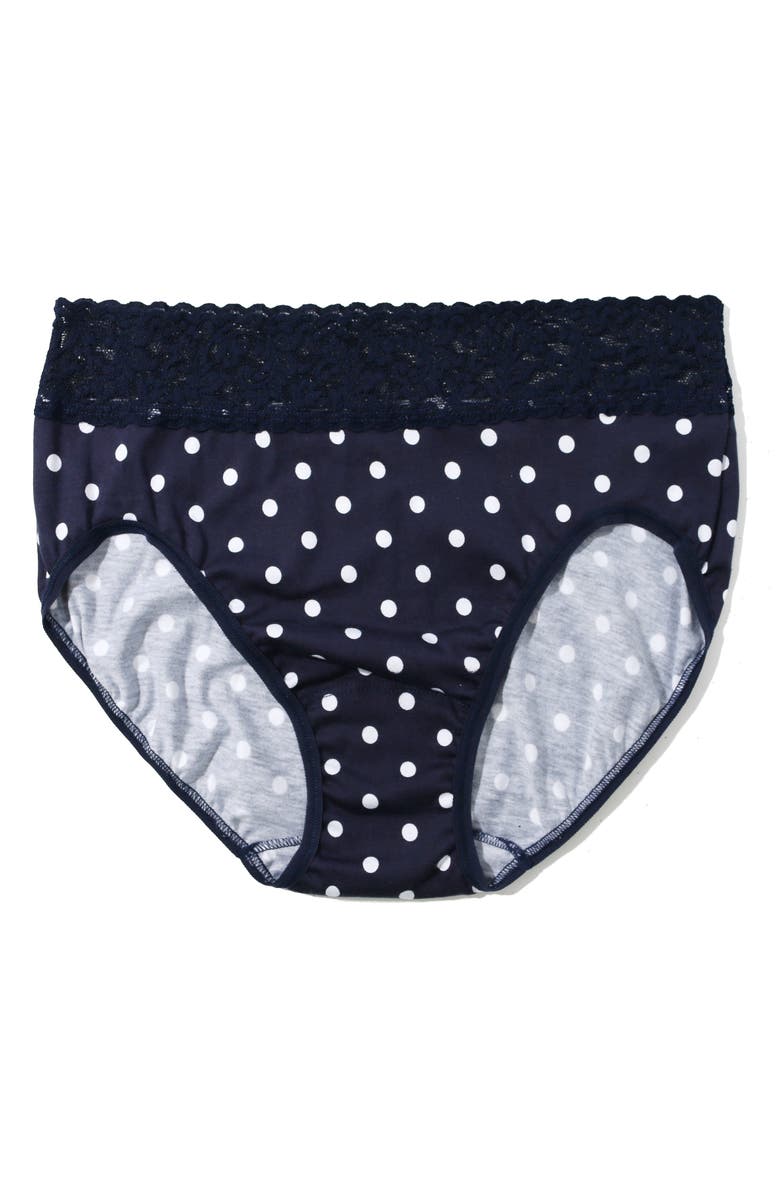 Hanky Panky Print Supima<sup>®</sup> Cotton French Briefs, Alternate, color, Full Circle