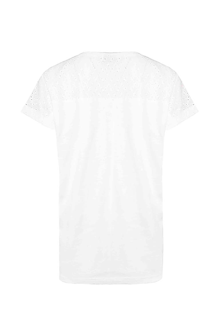 Pernille Cutaway T-Shirt, Alternate, color, White