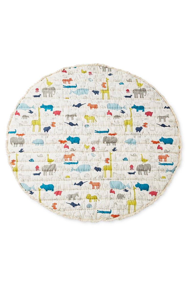 Reversible Print Round Play Mat, Main, color, MULTI